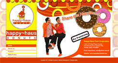 Desktop Screenshot of happyhausdonut.com